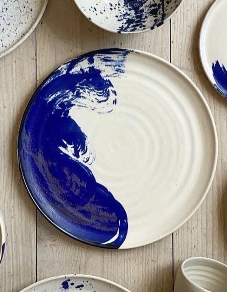 Dinner Plate - Curved - 25 cm - Brush