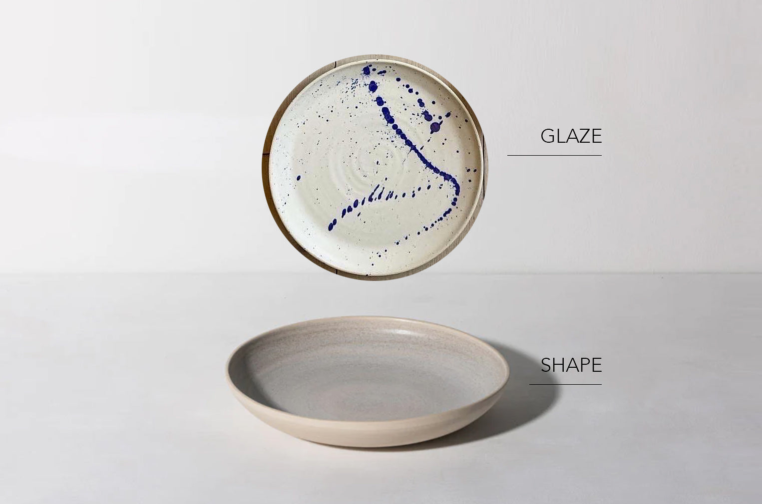 Deep Plate - 23 cm - Semi Splatter