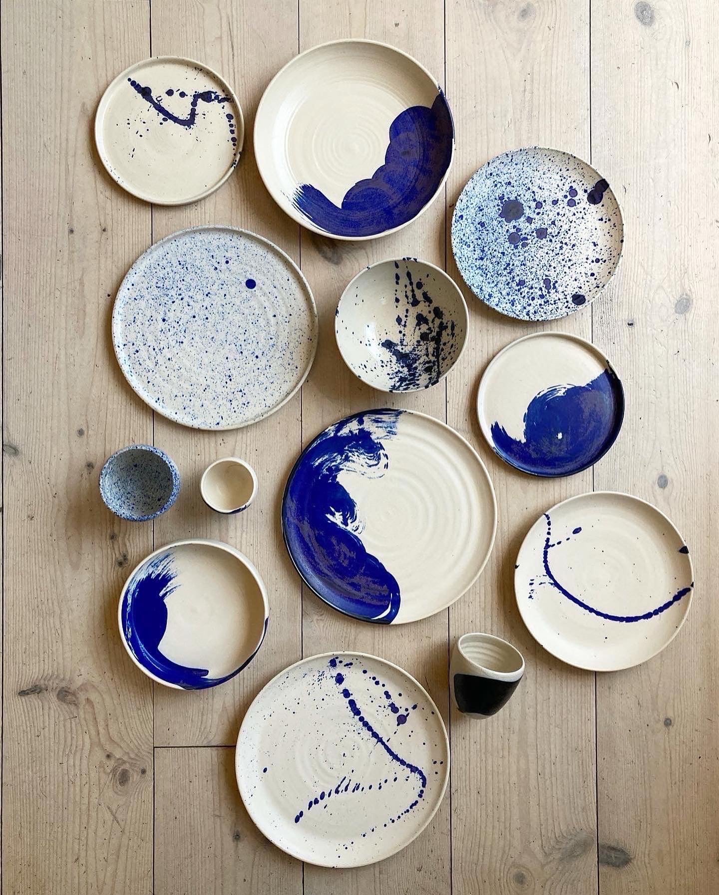 Dinner Plate - Curved - 25 cm - Brush