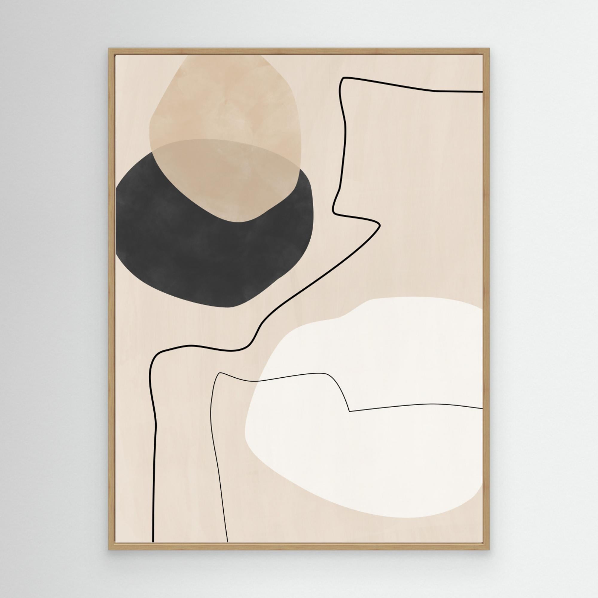 Organic Shapes &amp; Lines Painting