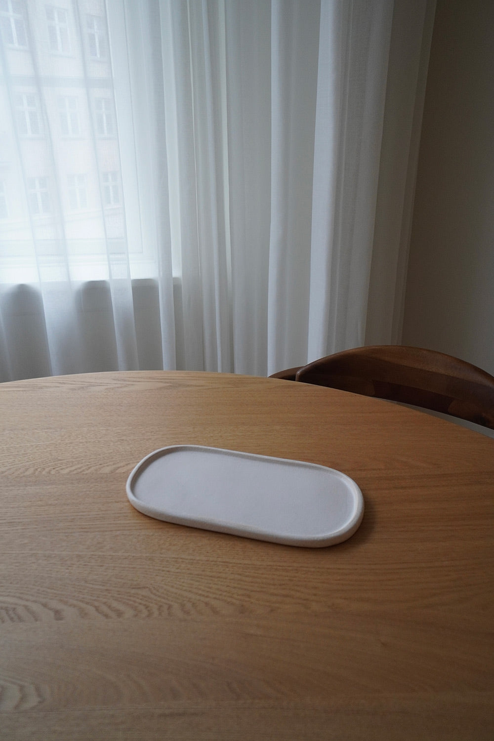 Oval Side Plate - Large - Cloud