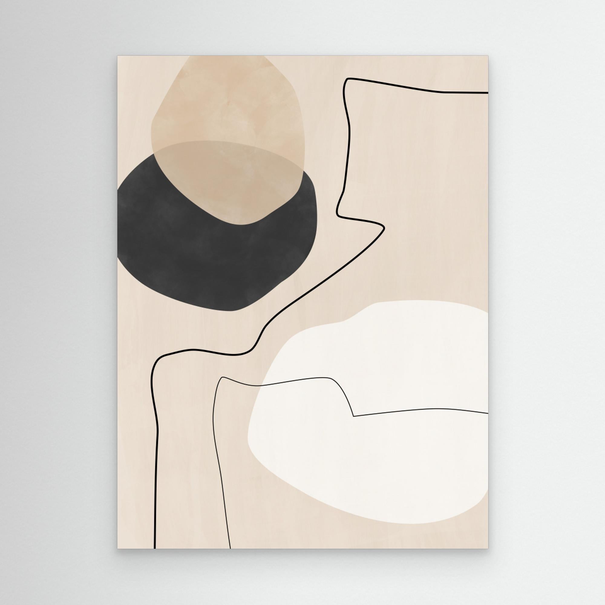 Organic Shapes &amp; Lines Painting