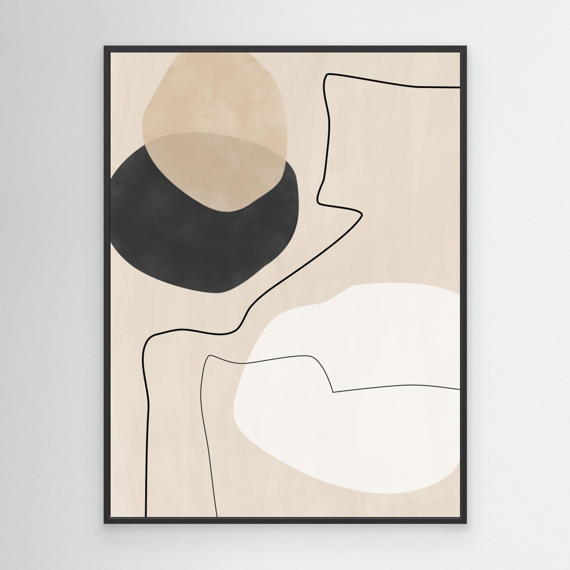 Organic Shapes &amp; Lines Painting