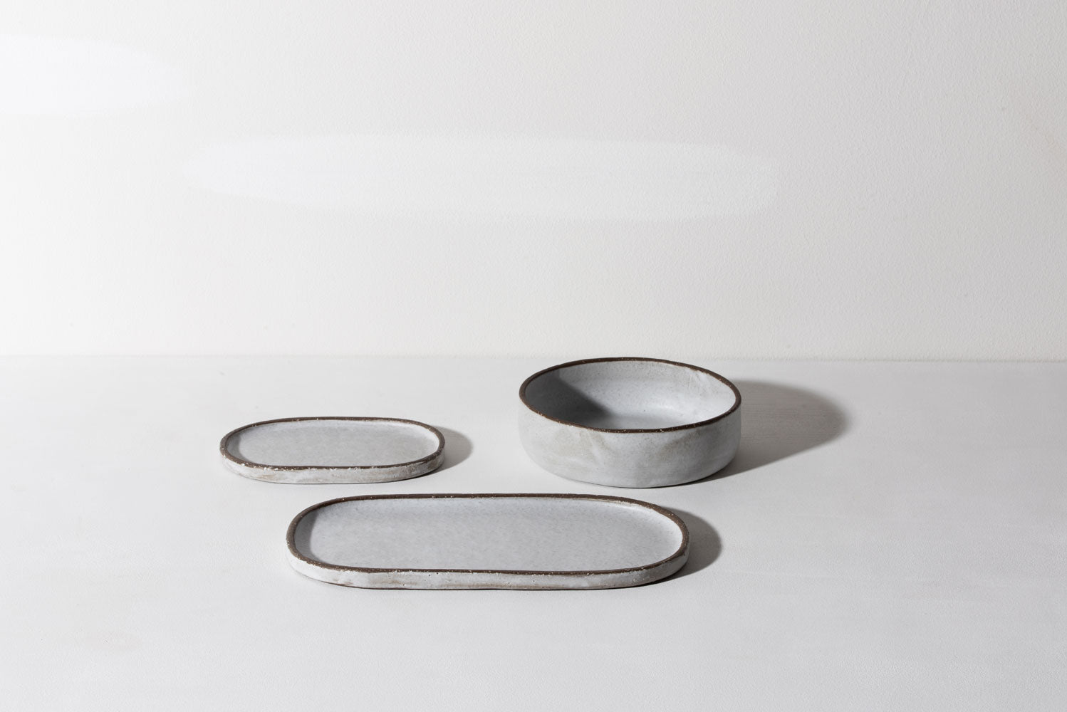 Oval Side Plate - Large - Nordic White
