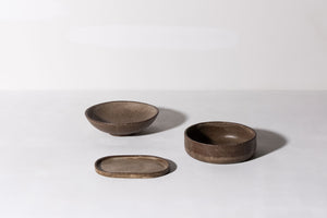 Bowl w. Low Edge - Brown