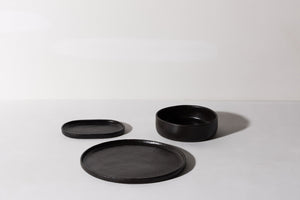 Oval Side Plate - Small - Coal