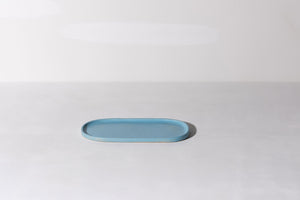 Oval Side Plate - Large - Baby Blue