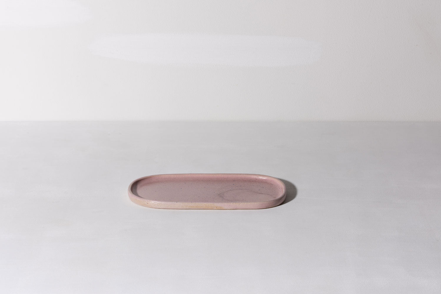 Oval Side Plate - Large - Pale Pink