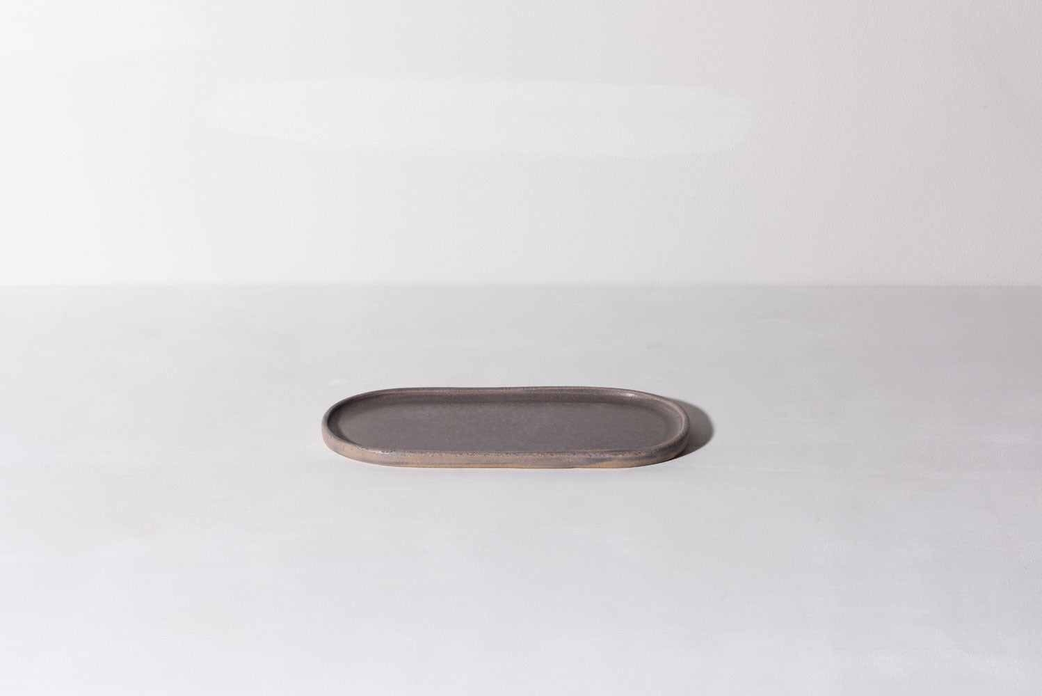 Oval Side Plate - Large - Dusty Purple