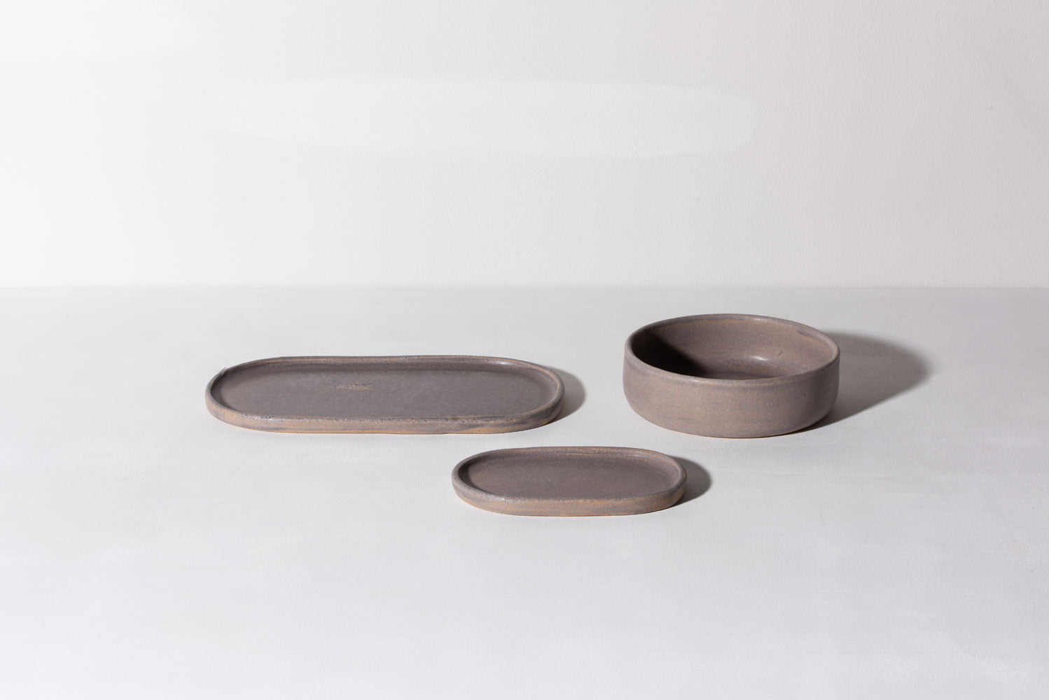 Oval Side Plate - Small - Dusty Purple